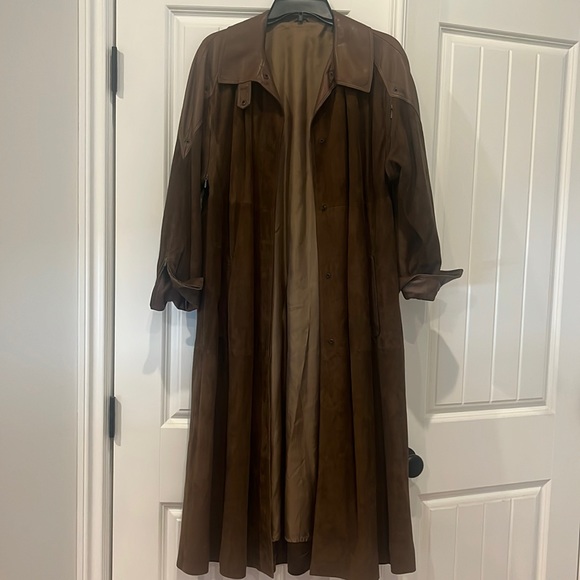 CHRIST Vintage 1970's Lambskin/Suede Coat - Picture 3 of 17